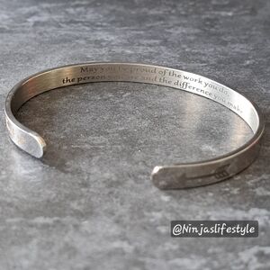 Inspirational Cuff Bracelet